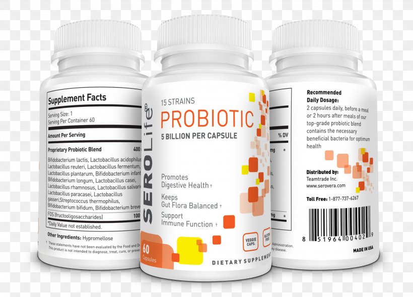 Dietary Supplement Probiotic Capsule Immune System Serovera, PNG, 3100x2230px, Dietary Supplement, Bacteria, Brand, Capsule, Diet Download Free