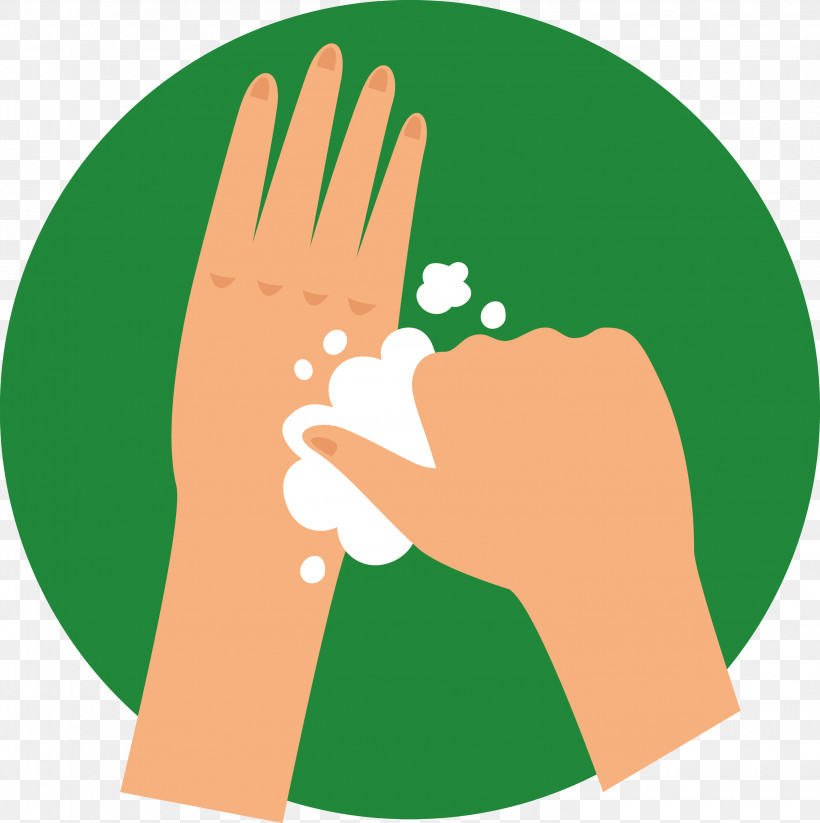 Hand Washing, PNG, 2963x2977px, Hand Washing, Behavior, Green, Hand, Hand Model Download Free