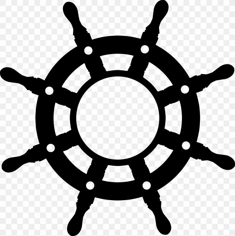 Ship's Wheel, PNG, 1941x1947px, Ship, Anchor, Area, Artwork, Black And White Download Free