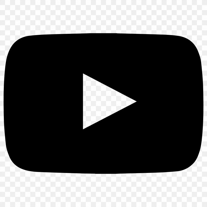 Youtube Symbol Logo Png 3000x3000px Youtube Black Logo Rectangle Silhouette Download Free