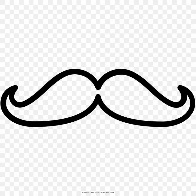 Coloring Book Drawing Moustache Black And White, PNG, 1000x1000px, Coloring Book, Black And White, Body Jewelry, Child, Composition Download Free