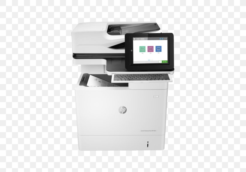 Hewlett-Packard Multi-function Printer HP Inc. HP LaserJet Enterprise MFP M632h, PNG, 573x573px, Hewlettpackard, Business, Document, Electronic Device, Hp Laserjet Download Free