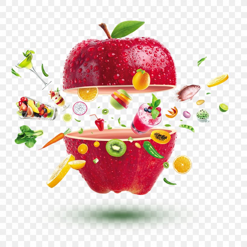 Strawberry Apple Auglis, PNG, 1000x1000px, Strawberry, Aedmaasikas, Apple, Auglis, Creativity Download Free