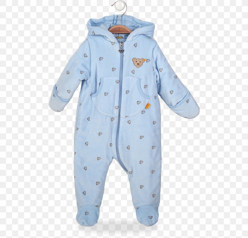 Baby & Toddler One-Pieces Pajamas Sleeve Bodysuit Outerwear, PNG, 500x785px, Baby Toddler Onepieces, Blue, Bodysuit, Hood, Infant Download Free