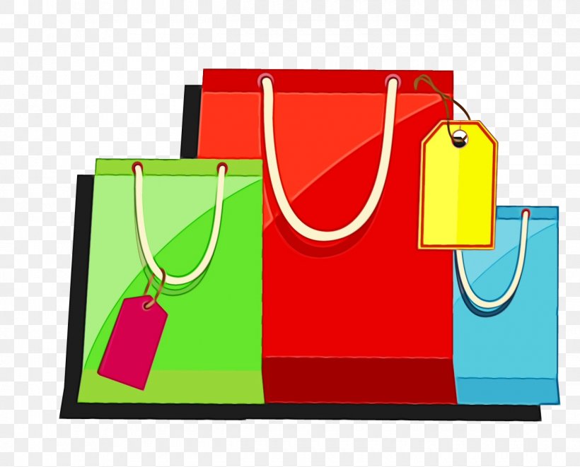 Shopping Bag, PNG, 1340x1081px, Watercolor, Bag, Green, Handbag, Luggage And Bags Download Free