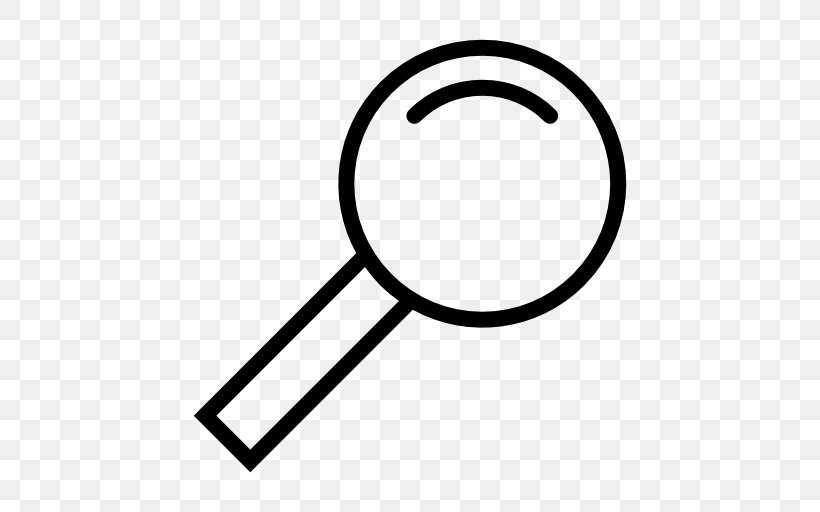 Magnifying Glass, PNG, 512x512px, Magnifying Glass, Black And White, Drawing, Information, User Interface Download Free