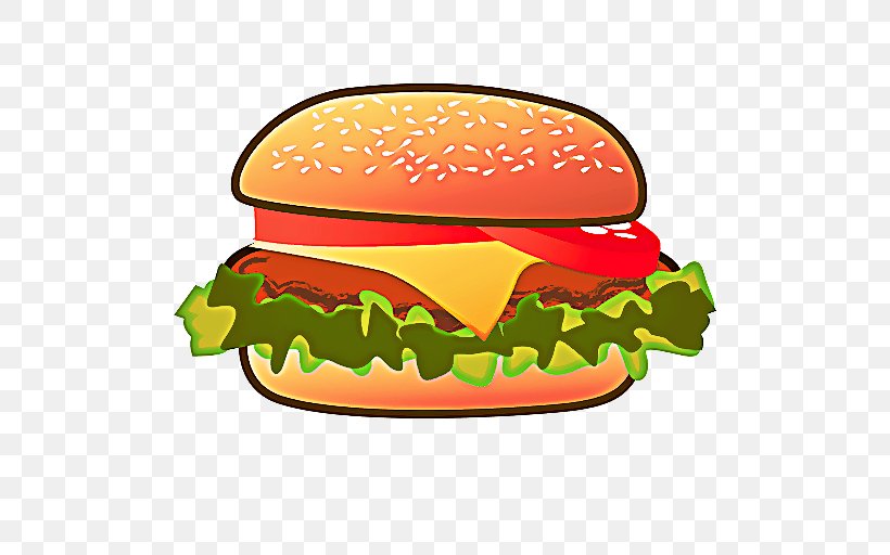 Junk Food Cartoon, PNG, 512x512px, Cheeseburger, American Food, Breakfast Sandwich, Bun, Cuisine Download Free