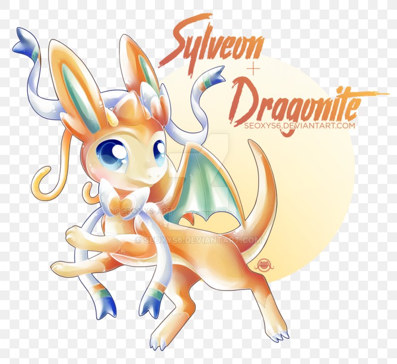 Sylveon Dragonite Dratini Salamence Pokémon, PNG, 1024x940px, Sylveon, Ampharos, Animal Figure, Art, Carnivoran Download Free