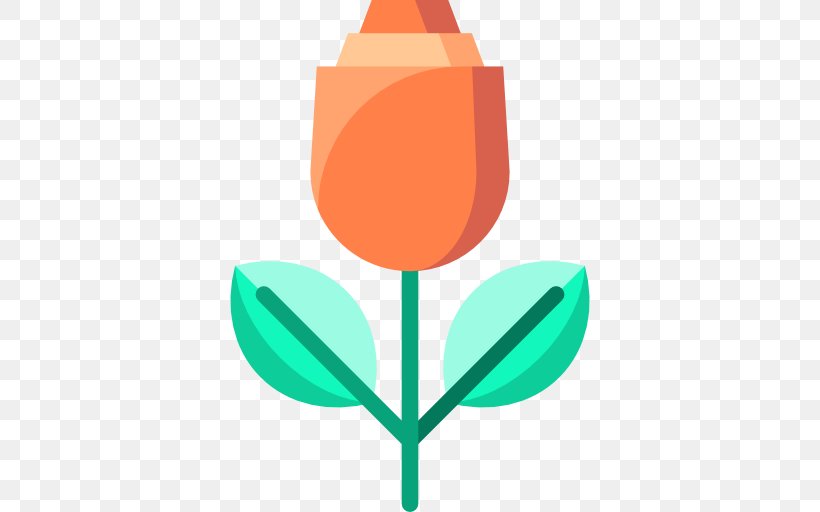 Tulip Clip Art Petal Product Design Leaf, PNG, 512x512px, Tulip, Flower, Flowering Plant, Leaf, Orange Download Free