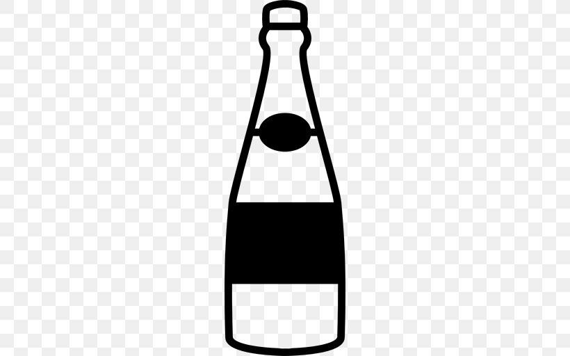 Wine Cocktail Champagne Beer Sparkling Wine, PNG, 512x512px, Wine, Alcoholic Drink, Beer, Beer Bottle, Black And White Download Free