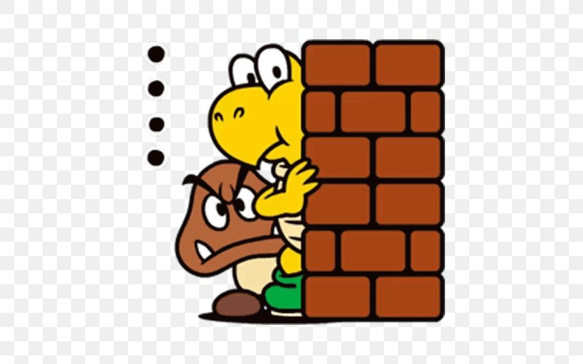 Super Mario Bros. Mario & Yoshi Goomba, PNG, 512x512px, Super Mario Bros, Area, Artwork, Bit, Boos Download Free