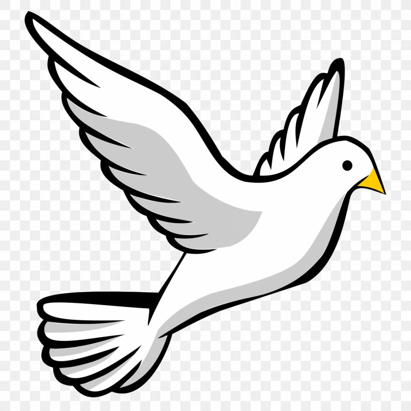 Columbidae Doves As Symbols Clip Art, PNG, 1500x1500px, Columbidae, Artwork, Beak, Bird, Black And White Download Free