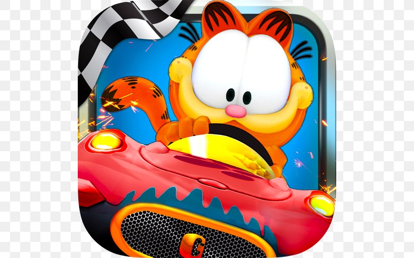 Garfield Kart Fast & Furry Odie RAINBOW Color By Number, PNG, 512x512px, Garfield Kart Fast Furry, Android, App Store, Free Racing Games, Garfield Download Free