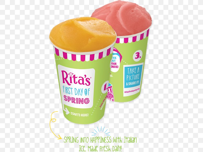 Ice Cream Rita's Italian Ice Gelato Italian Cuisine, PNG, 423x617px, Ice Cream, Coupon, Cream, Cup, Dairy Product Download Free