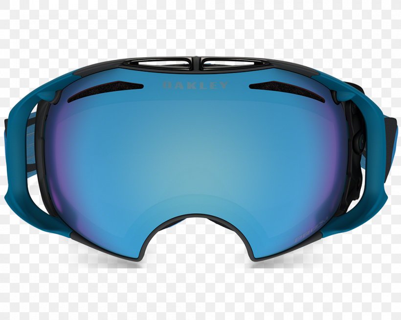 Oakley Airbrake Snow Goggles Glasses Oakley, Inc. Oakley Canopy Goggles, PNG, 1000x800px, Goggles, Aqua, Azure, Blue, Cobalt Blue Download Free