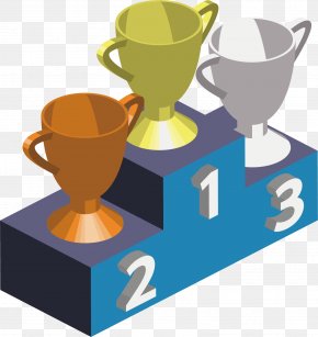 Desk - Podium Trophy Award Vector Graphics PNG