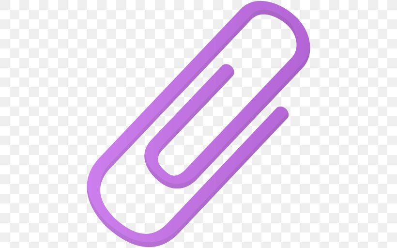 Email Attachment Symbol Icon Design, PNG, 512x512px, Email Attachment, Icon Design, Magenta, Paper Clip, Purple Download Free