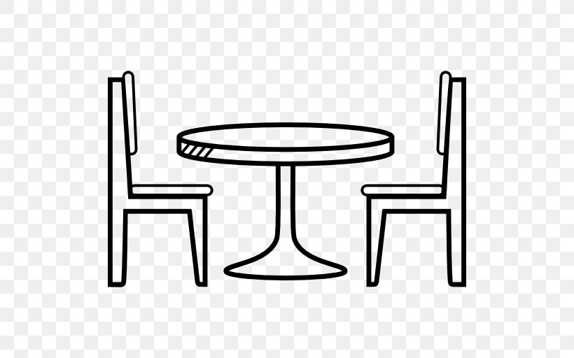 Table Dining Room Chair Furniture Matbord, PNG, 512x512px, Table, Area, Black And White, Chair, Dining Room Download Free