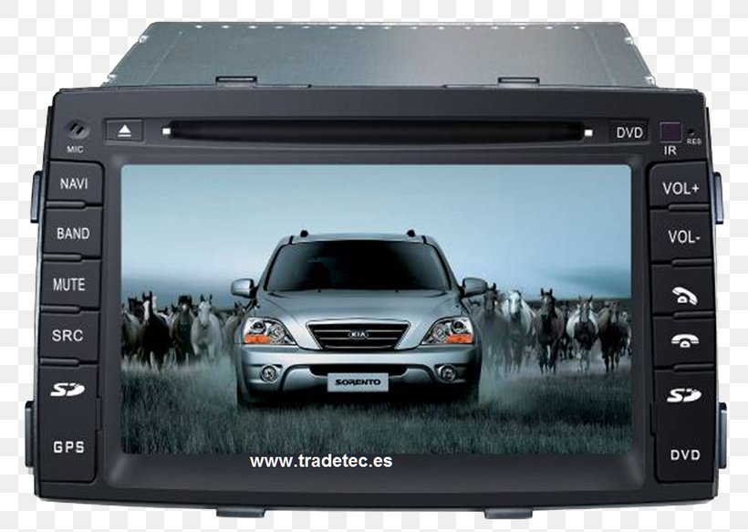 Car 2006 Kia Sorento Multimedia, PNG, 800x583px, Car, Automotive Design, Automotive Head Unit, Dvd Player, Electronics Download Free