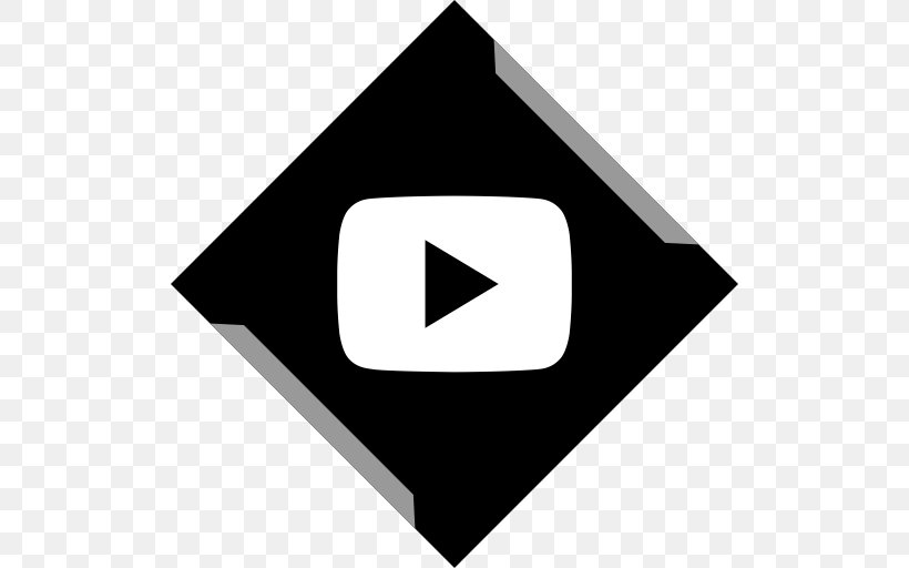 YouTube Social Media, PNG, 512x512px, Youtube, Area, Black, Brand, Logo Download Free