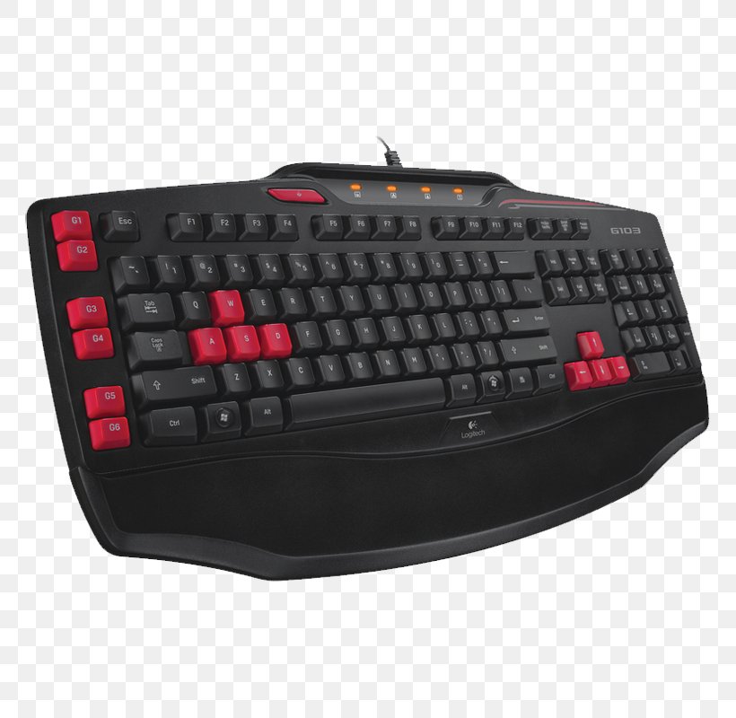 Computer Keyboard Logitech G103 Gaming Keyboard Computer Mouse F Klavye, PNG, 800x800px, Computer Keyboard, Computer, Computer Component, Computer Mouse, Electronic Device Download Free