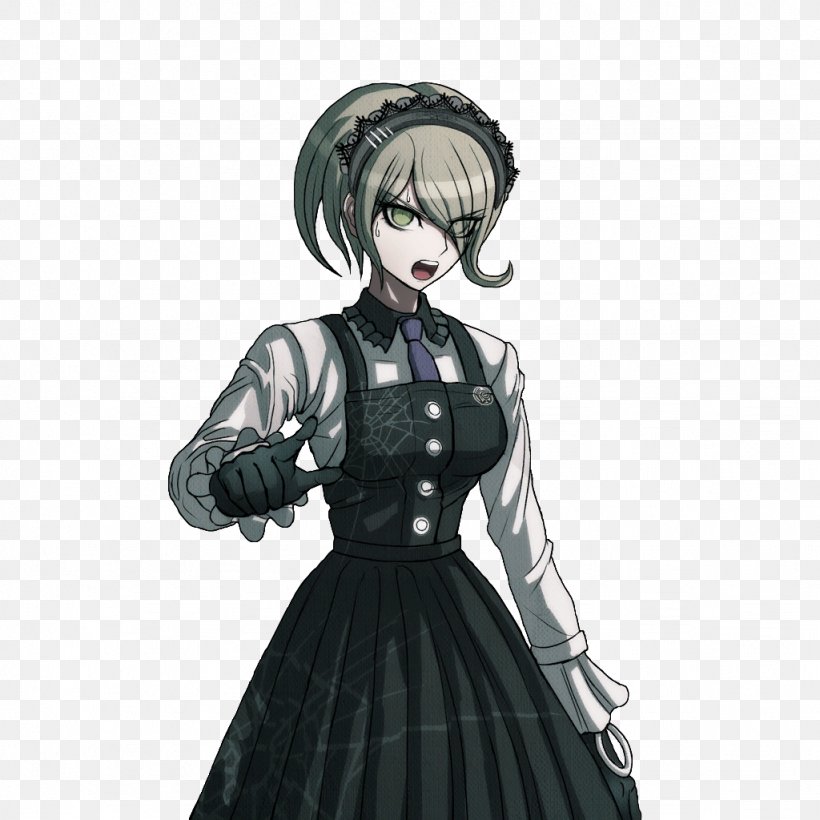 Danganronpa V3: Killing Harmony Sprite 3D Computer Graphics Editing, PNG, 1024x1024px, Watercolor, Cartoon, Flower, Frame, Heart Download Free