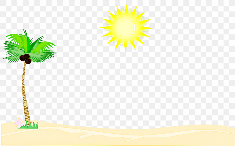 Palm Trees, PNG, 1920x1192px, Flower, Cartoon, Drawing, Line Art, Palm Trees Download Free