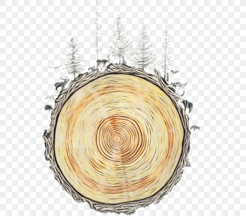 Tree Circle Wood Plant Metal, PNG, 537x720px, Watercolor, Metal, Paint, Plant, Tree Download Free