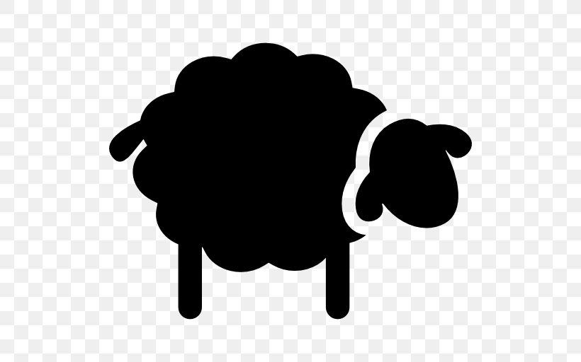 Dorset Horn Black Sheep Clip Art, PNG, 512x512px, Dorset Horn, Black, Black And White, Black Sheep, Monochrome Download Free