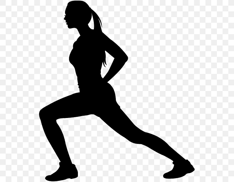 Silhouette Running Standing Lunge Leg, PNG, 545x640px, Silhouette, Exercise, Human Leg, Knee, Leg Download Free