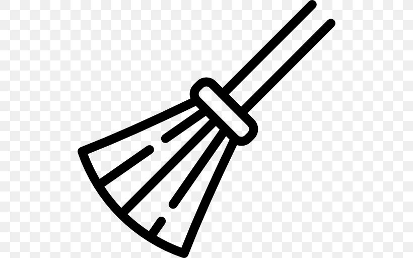 Broom Cleaning Cleaner Tool, PNG, 512x512px, Broom, Black And White, Brush, Cleaner, Cleaning Download Free