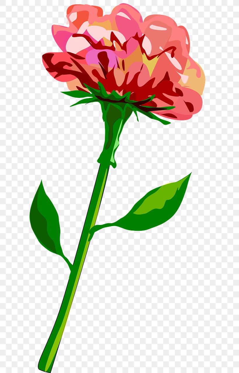 Clip Art Plant Stem Flower Red, PNG, 640x1280px, Plant Stem, Annual Plant, Artwork, Cut Flowers, Flora Download Free