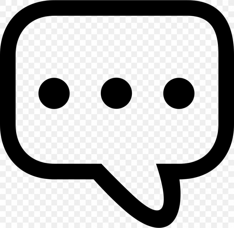 Smiley Text Messaging Line Clip Art, PNG, 980x956px, Smiley, Black And White, Emoticon, Face, Facial Expression Download Free