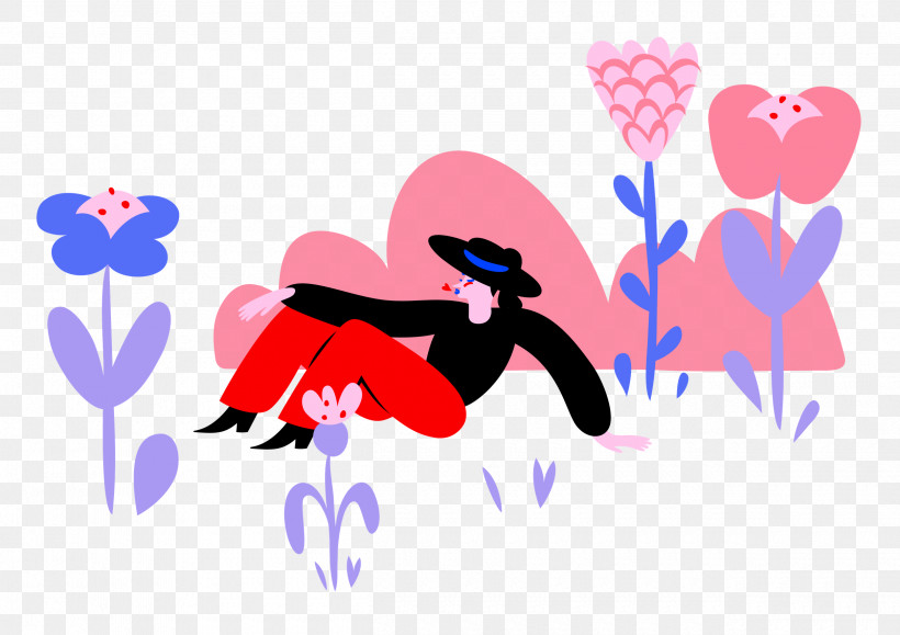 Alone Time Park Flower, PNG, 2500x1768px, Alone Time, Cartoon, Character, Flower, Heart Download Free