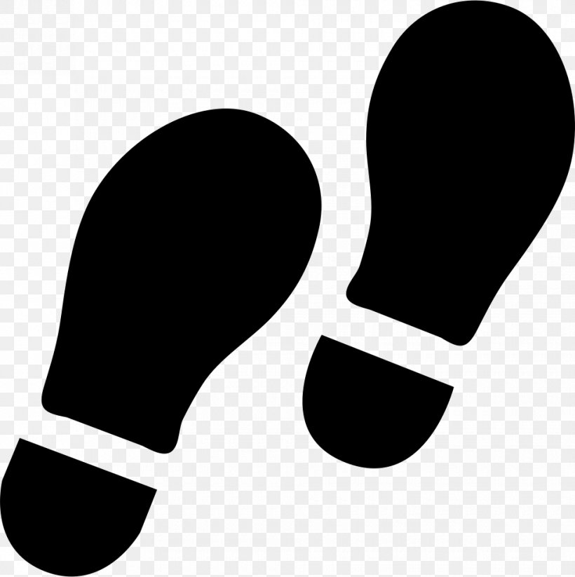 Footprint Clip Art, PNG, 980x984px, Foot, Black, Black And White, Drawing, Finger Download Free