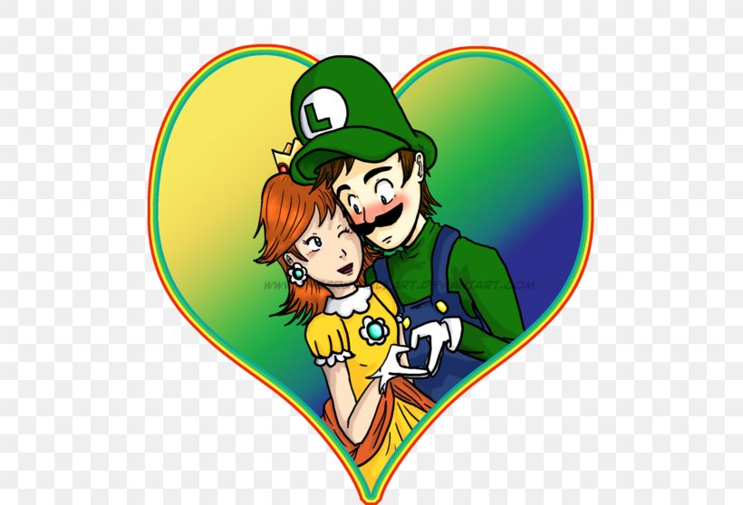 Luigi Princess Daisy Mushroom Kingdom Mario Series, PNG, 600x558px, Luigi, Art, Cartoon, Dance, Deviantart Download Free
