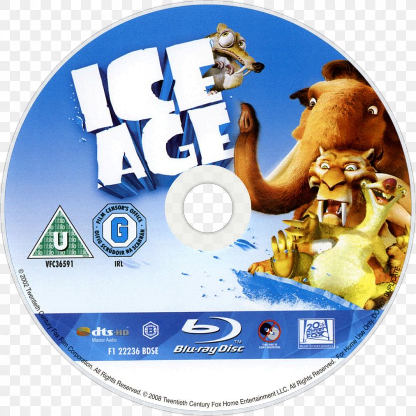 Blu Ray Disc Scrat Ice Age Sid Dvd Png 1000x1000px Bluray Disc Chris Wedge Compact Disc