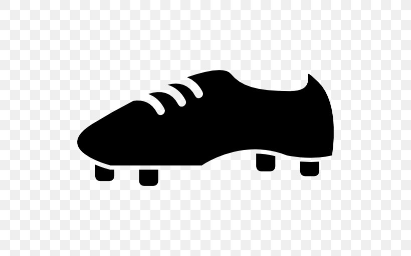 Football Boot Cleat Sport Silhouette, PNG, 512x512px, Football Boot, Athlete, Black, Black And White, Cleat Download Free