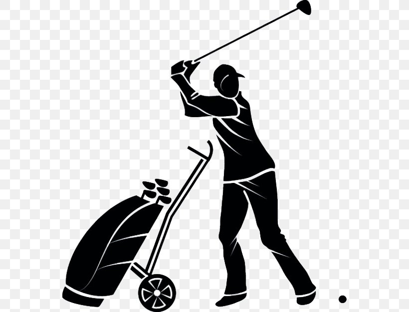 Golf Course Euclidean Vector Clip Art, PNG, 570x626px, Golf, Black And White, Fore, Golf Ball, Golf Club Download Free