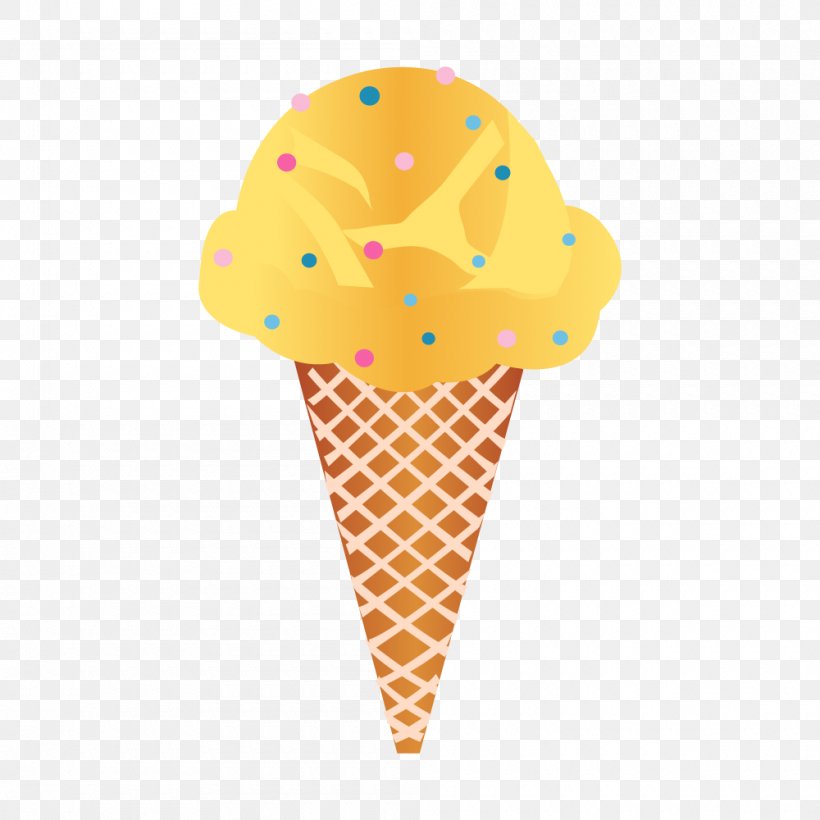 Ice Cream Cone Dessert, PNG, 1000x1000px, Ice Cream, Cream, Dessert, Drawing, Food Download Free