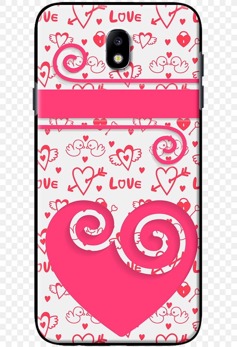 Valentine's Day Mobile Phone Accessories Mobile Phones Clip Art, PNG, 600x1200px, Watercolor, Cartoon, Flower, Frame, Heart Download Free