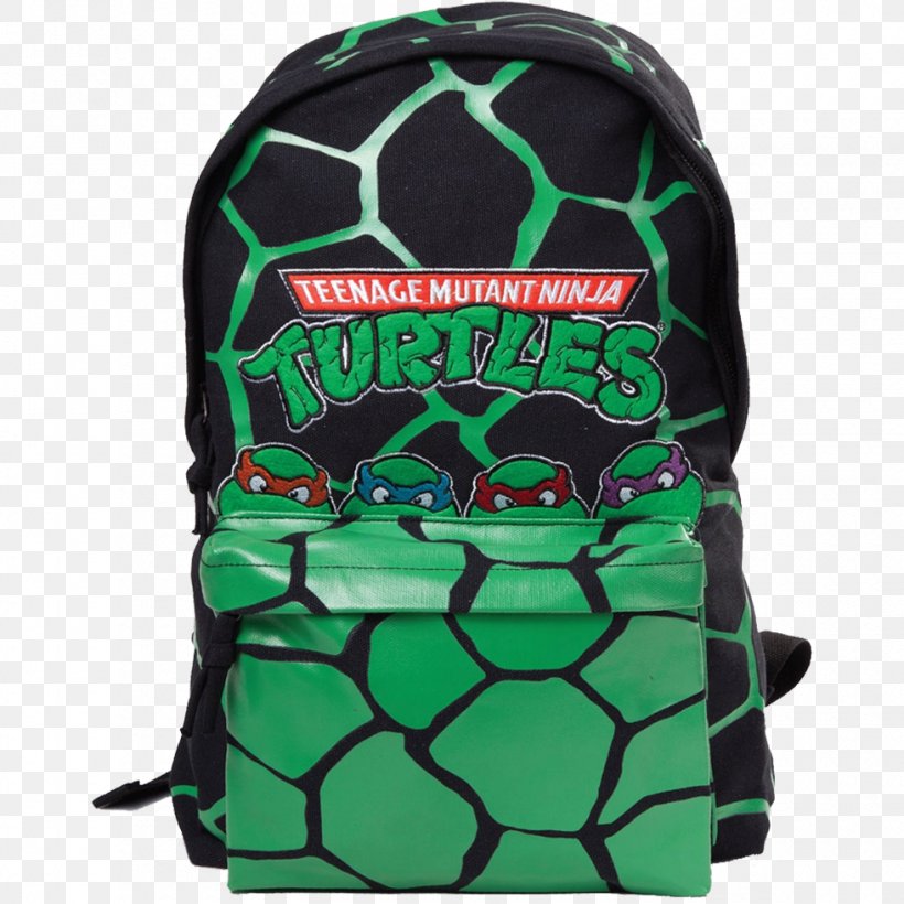 Backpack Teenage Mutant Ninja Turtles Retro Style, PNG, 980x980px, Backpack, Bag, Clothing, Comics, Green Download Free