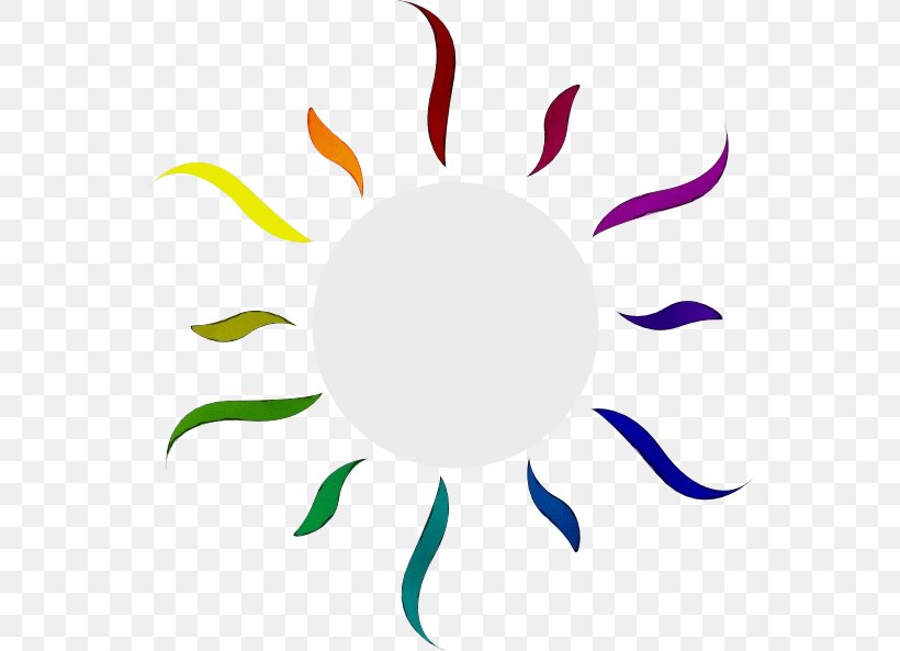 Cartoon Sun, PNG, 552x593px, Watercolor, Line Art, Logo, Paint, Ray  Download Free