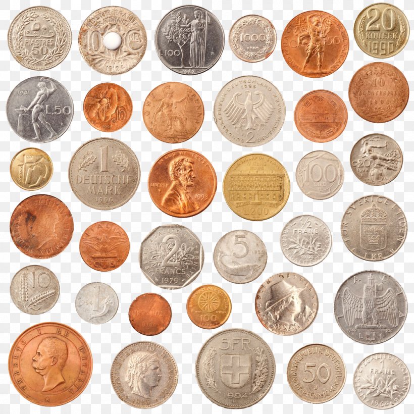 Coin Collecting Stock Photography Italian Lira, PNG, 1000x1000px, Coin, Button, Coin Collecting, Collecting, Copper Download Free