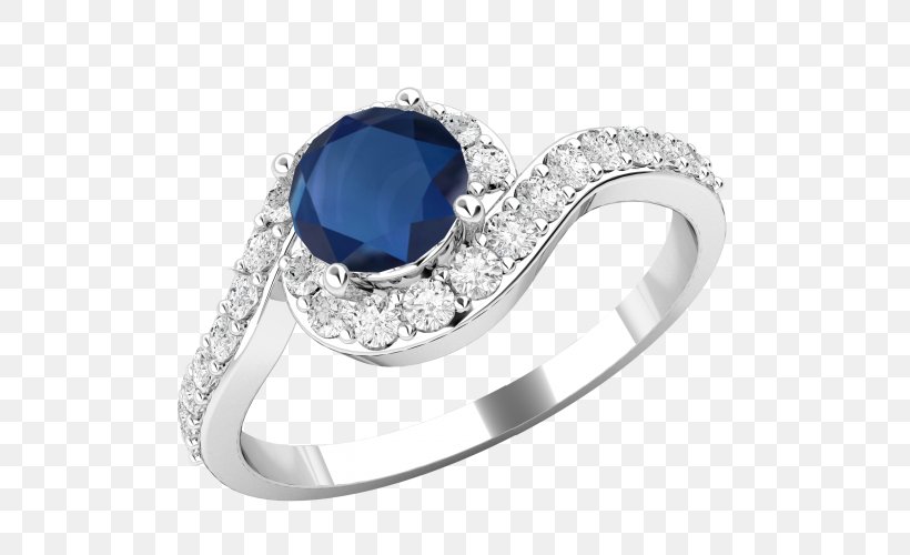 Sapphire Engagement Ring Tanzanite Jewellery, PNG, 500x500px, Sapphire, Birthstone, Blue, Body Jewelry, Carat Download Free
