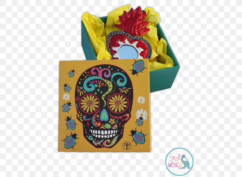 Calavera Handicraft Mexico Bead Huichol Art, PNG, 500x600px, 2018, Calavera, Advertising, Bead, Box Download Free