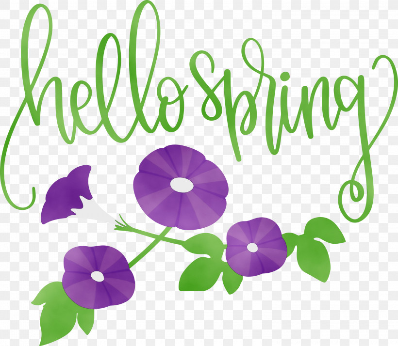 Floral Design, PNG, 3000x2614px, Hello Spring, Blue, Calendar System, Floral Design, Flower Download Free