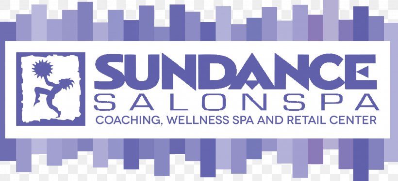 Sundance SalonSpa Day Spa Beauty Parlour Logo, PNG, 2546x1162px, Day Spa, Advertising, Banner, Beauty Parlour, Blue Download Free
