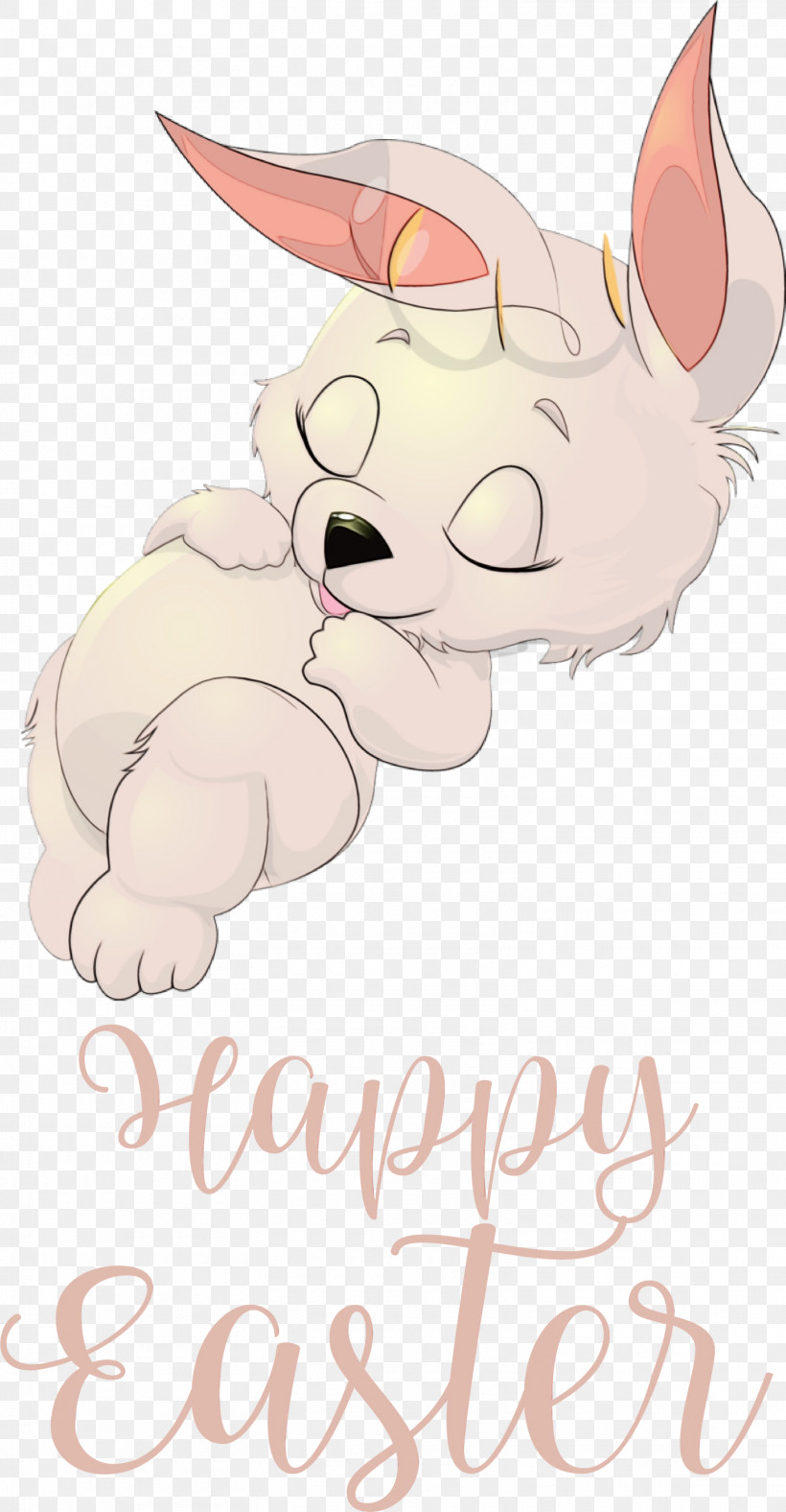 Cat Snout Whiskers Horse Dog, PNG, 1560x3000px, Happy Easter Day, Cartoon, Cat, Character, Cute Easter Download Free