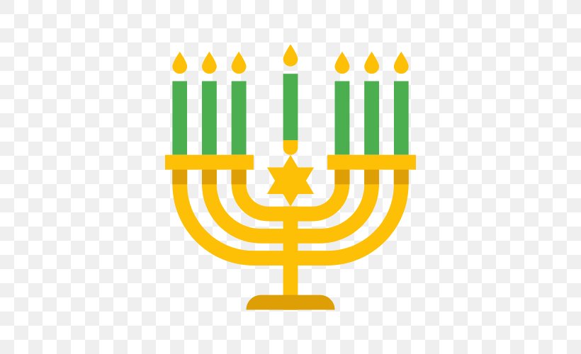 Hanukkah Menorah Judaism Clip Art, PNG, 500x500px, Hanukkah, Candle, Candle Holder, Candlestick, Judaism Download Free